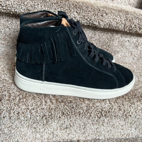 Ugg Men\'s Black Suede Ankle Boots main image 12